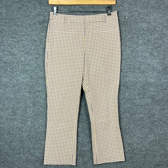 Anthropologie Maeve Pants Women's Size 10 Plaid Multicolor - Picture 1 of 9